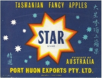 Apple Box Labels are a colourful reminder of a thriving fruit industry