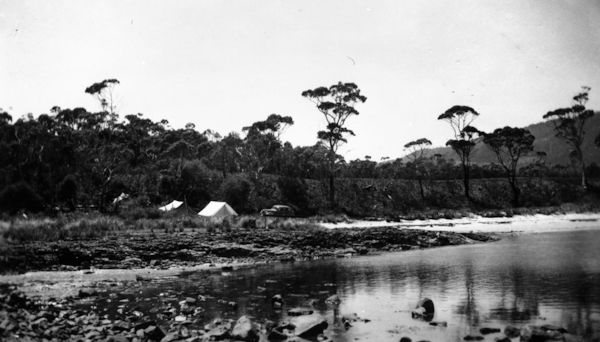 Camp at Apex Point, c.1949
